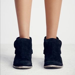 Free People Women's Black Summit Ankle Boots